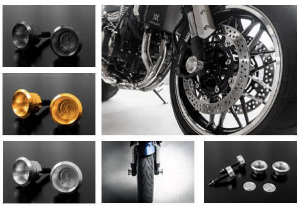 Z900RS フロントアクスルガード画像